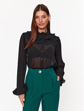 Dixie Dixie Krekls C319Z026A Melns Regular Fit