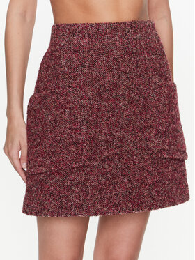 Remain Remain Trapezno krilo Felina RM1838 Bordo rdeča Regular Fit
