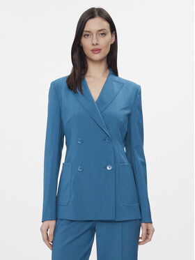 Weekend Max Mara Weekend Max Mara Giacca da abito Nervoso 2415041041 Blu Regular Fit