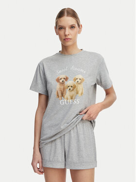 Guess Guess Pijama O6GX05 KH110 Gri Relaxed Fit