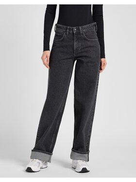 Lee Lee Jeansy Stella Loose Czarny Wide Leg