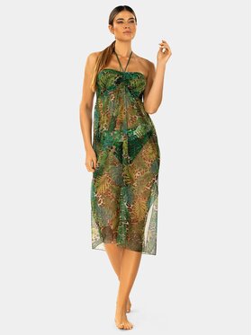 Feba Feba Vestito da spiaggia F43 Cachi