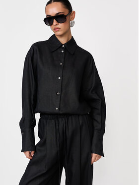 La Mania La Mania Koszula NAMI Czarny Basic Fit