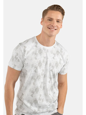 Volcano Volcano T-Shirt T-MELL Biały Regular Fit
