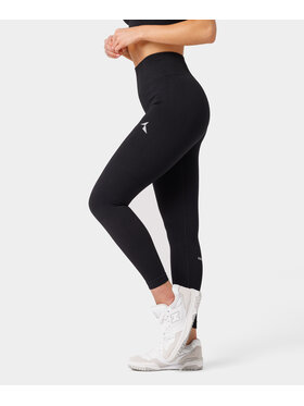Carpatree Carpatree Legginsy Rib leggings Czarny Fitted Fit