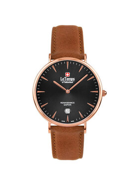 Le Temps Le Temps Zegarek LT1018.57BL52 Brązowy