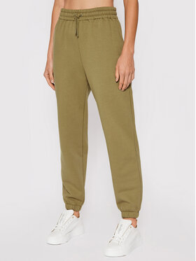 Samsøe Samsøe Samsøe Samsøe Sportinės kelnės Carmen F21100025 Žalia Relaxed Fit