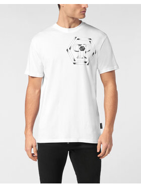 PHILIPP PLEIN PHILIPP PLEIN T-Shirt 24619 Biały Regular Fit