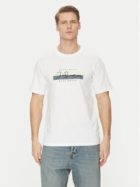 Jack & Jones Jack & Jones Tricou Frederiksberg 12278266 Alb Regular Fit