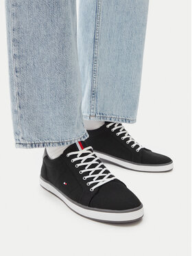 Tommy Hilfiger Tommy Hilfiger Гуменки Harlow 1D FM0FM00596 Черен