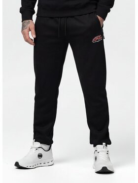 PITBULL PITBULL Spodnie dresowe ADCC SMALL LOGO NUGGET Czarny Regular Fit