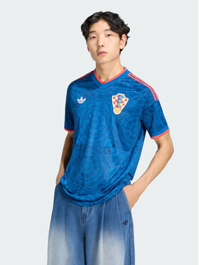adidas adidas Koszulka techniczna 172371 Niebieski Slim Fit