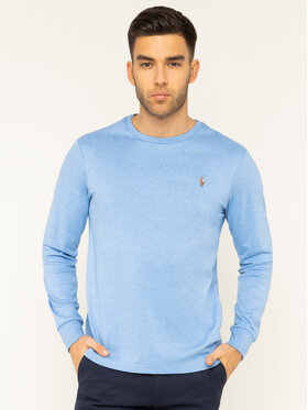 Polo Ralph Lauren Polo Ralph Lauren Majica z dolgimi rokavi 710760121 Modra Slim Fit