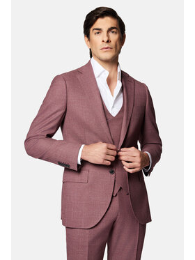 Lancerto Lancerto Garnitur Monterrey GA073124000013 Bordowy Slim Fit