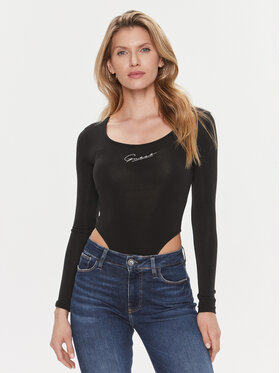 Guess Guess Bodijs Allycia V4RP05 KC2V0 Melns Slim Fit
