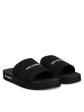 KARL LAGERFELD KARL LAGERFELD Παντόφλες Atlantik KL70506A Μαύρο