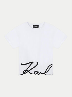 Karl Lagerfeld Kids T-shirt Z30212 D Bijela Regular Fit