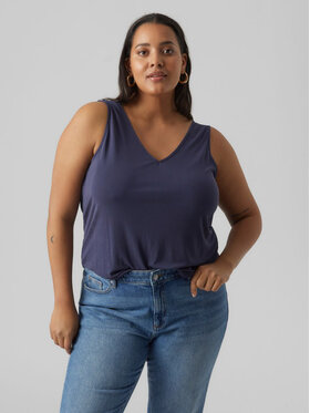 Vero Moda Curve Vero Moda Curve Top 10294299 Modra Regular Fit
