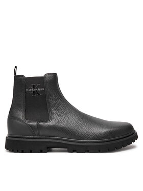 Calvin Klein Jeans Calvin Klein Jeans Chelsea cipele Eva Mid Chelsea Boot Lth YM0YM00750 Crna