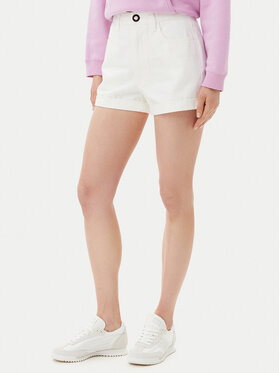 Volcom Volcom Τζιν σορτσάκια Weelow B2012300 Λευκό Slim Fit