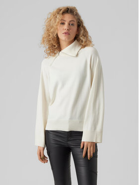 Vero Moda Vero Moda Rolák Vivan 10271449 Écru Relaxed Fit