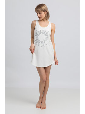 LaLupa LaLupa Nočná košeľa LA050 Biela Comfortable Fit
