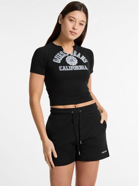Guess Jeans Guess Jeans T-Shirt 173647 Černá Classic Fit