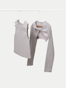 Mayoral Блузка 6150 Сірий Regular Fit