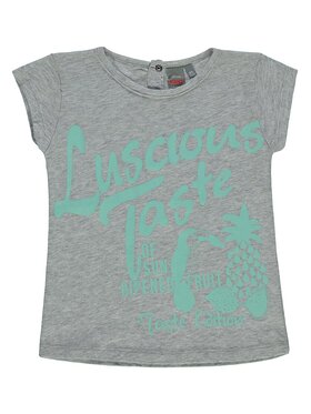 Kanz Kanz T-Shirt 1836851-8100 Szary Basic Fit