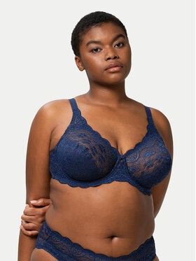 Triumph Triumph Σουτιέν με μπανέλα Amourette 300 10166797 Σκούρο μπλε