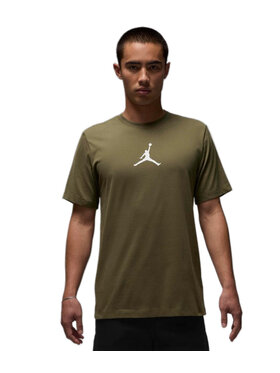 Nike Nike T-Shirt Jordan Jumpman Zielony Regular Fit