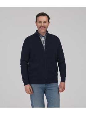 Lee Cooper Lee Cooper Sweter SCOTT Granatowy Regular Fit