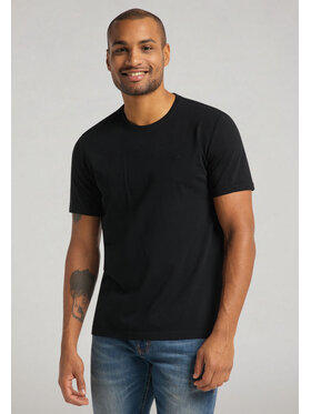 Mustang Mustang T-Shirt ALEX C EMBROIDERY Czarny Regular Fit