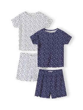 minoti minoti Komplet piżam NOSPJ151 Biały Regular Fit