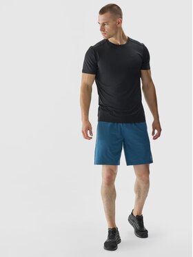 4F 4F Szorty sportowe 4FWAW24TFSHM698-46M Zielony Regular Fit