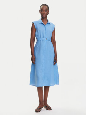 Marella Marella Vestito chemisier Rodesia 2515221262 Celeste Regular Fit