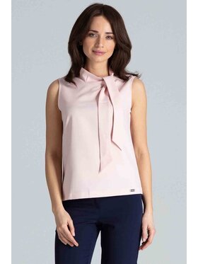 Lenitif Lenitif Bluzka K481 Różowy Regular Fit