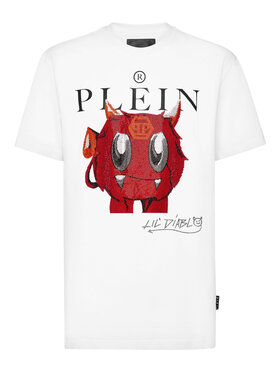 PHILIPP PLEIN PHILIPP PLEIN T-Shirt 9561 Bílá Regular Fit