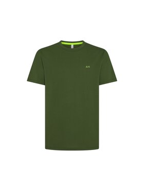 SUN68 SUN68 T-shirt q-roa-35800 Verde Regular Fit