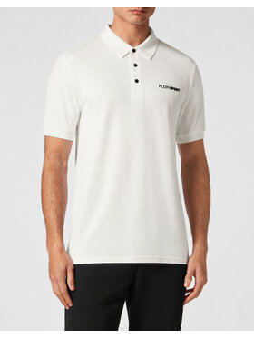 Plein Sport Plein Sport Polo 31030 Biały Slim Fit