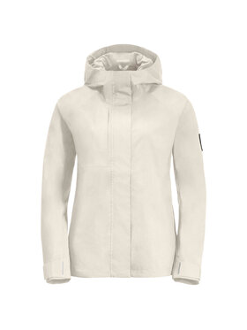 Jack Wolfskin Jack Wolfskin Kurtka przejściowa Jack Wolfskin Nature 2l Jkt W Biały Regular Fit