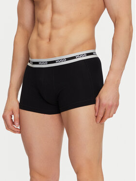 HUGO HUGO Komplet 3 par bokserek 50492375 Czarny Regular Fit