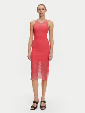 PINKO PINKO Úpletové šaty 104811 A2GJ N55 Oranžová Regular Fit