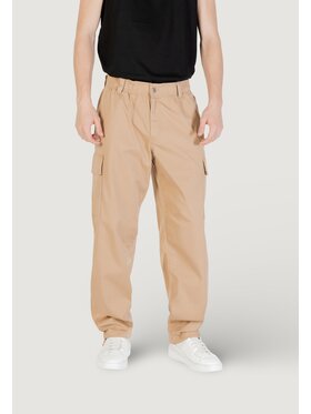 Calvin Klein Jeans Calvin Klein Jeans Chinosy REGULAR STRAIGHT CAR Beżowy Regular Fit