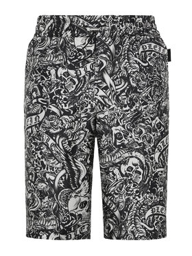 PHILIPP PLEIN PHILIPP PLEIN Pantaloncini 9773 Nero Regular Fit