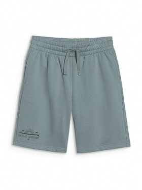 4F 4F Szorty sportowe VIBRANT WARMTH Turkusowy Oversize