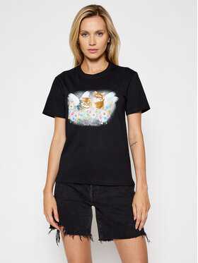Local Heroes Local Heroes T-Shirt Angels Kittens AW21T0015 Μαύρο Regular Fit