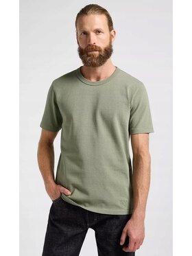 Lee Lee T-Shirt 101 Core Tee Zielony Regular Fit