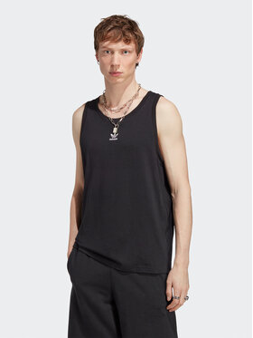 adidas adidas Débardeur Essentials+ Made With Hemp Tank Top HR8619 Noir Slim Fit