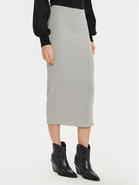 Brave Soul Brave Soul Suknja olovka LSKJ-272YEMIGRY Siva Slim Fit